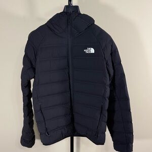 North Face Remastered Hooded Puffer Jacket color Black size Small